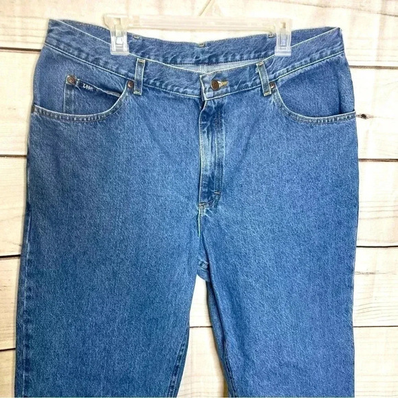 Lee Mens Blue Jeans 40x30 Regular Fit - Picture 2 of 9